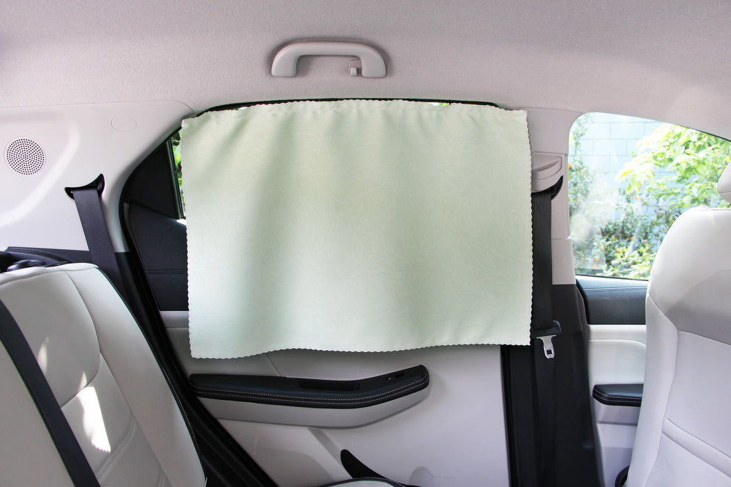 No-Drill Car Window Curtain for Side Window – Easy Install by Inserting into Window Seal, Privacy Sunshade for SUV/Truck/Van – Tool-Free, Adhesive-Free (1 Pack)