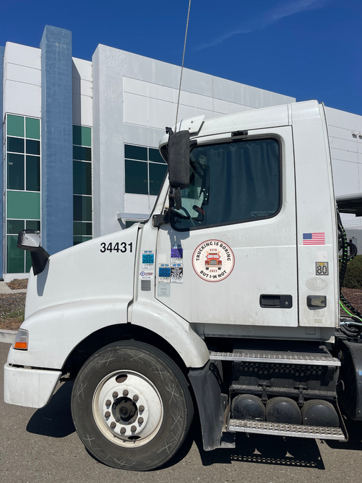 Boring Trucking Semi Truck /day cab Window Curtain & SunShade