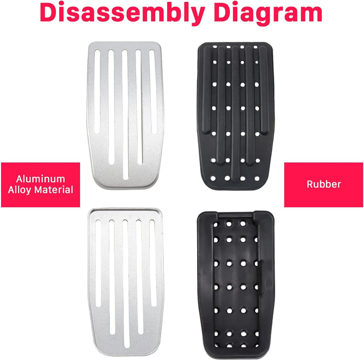 Foot Pedal Pads Set