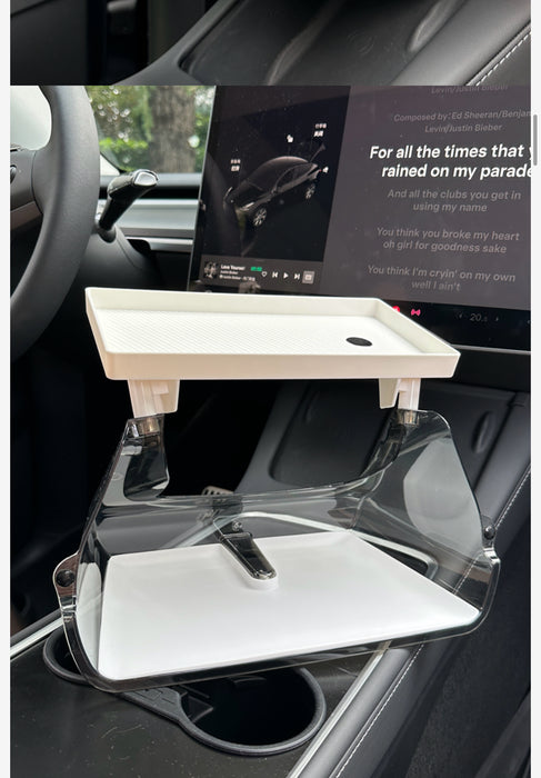 Center Console Organizer Tray Storage Case Box Tissue Holder for Tesla Model 3 Y