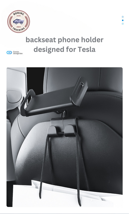 Tesla Back Seat Phone Holder