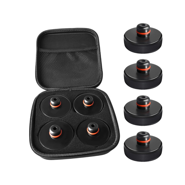 Lifting Jack Pad for Tesla Model 3/S/X/Y, 4 Pucks with Storage Case, Accessories for Tesla Vehicles 2013 to 2024