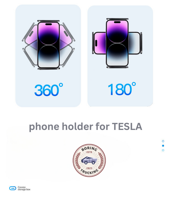 Tesla Back Seat Phone Holder